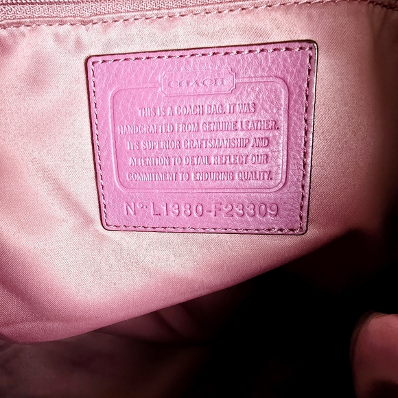 Coach Avery Leather Pebble Hobo Shoulder Purse Bag-Like New! - Picture 8 of 12